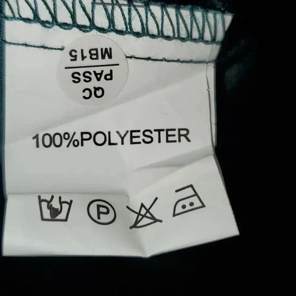 COOLMEE MATERNITY Hunter Green Long-sleeved Dress Stretchy - Picture 10 of 11